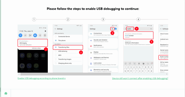 Allow USB debugging Allow USB debugging