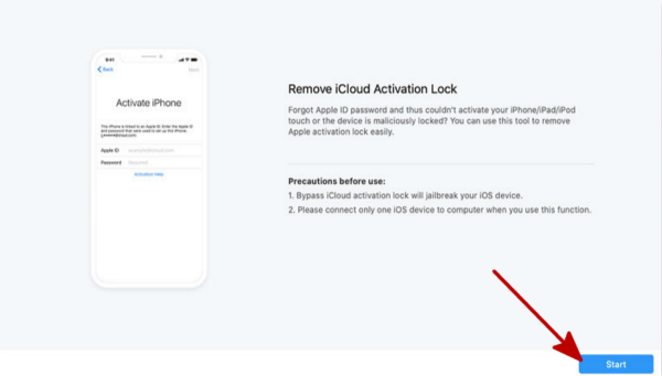 iCloud activation lock removal