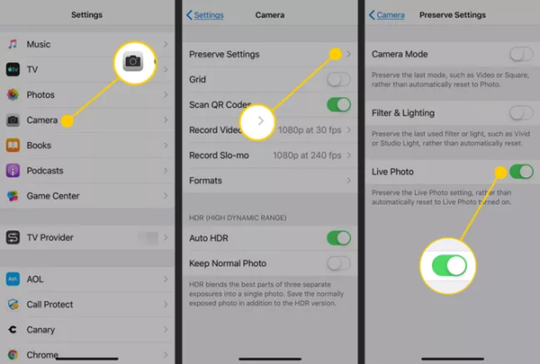 Turn off Camera Sound on iPhone