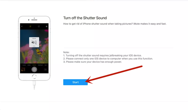 Turn off Camera Sound on iPhone