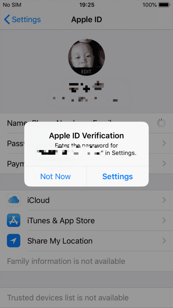 iPad keeps asking for Apple ID password