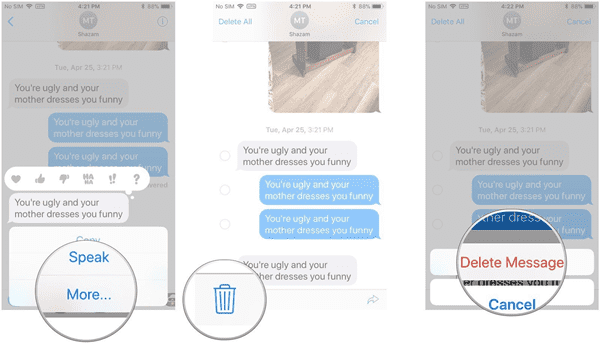 Hide Messages on iPhone