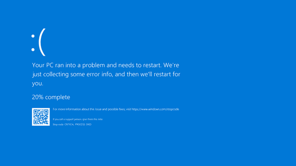 Blue Screen of Death Fix