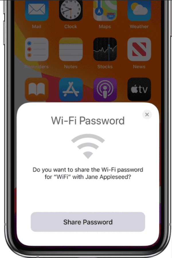 How to see WIFI password on iPhone