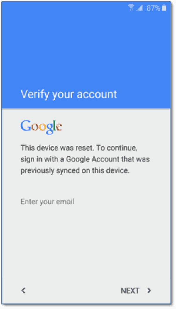 How to unlock Android phone with Google account