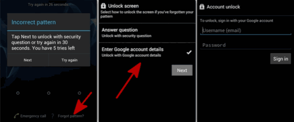 how to unlock a Google locked phone