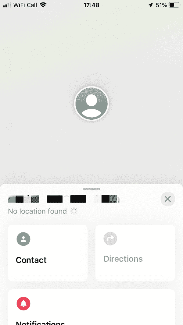 Location Not Available iPhone