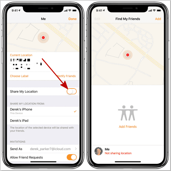 how to fake location on find my friends