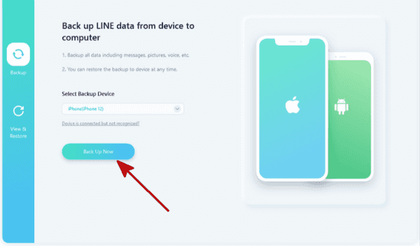 How to backup LINE app data