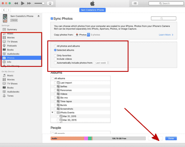 Sync iPhone to iTunes