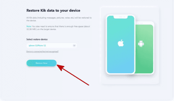 Transfer Kik to iPhone