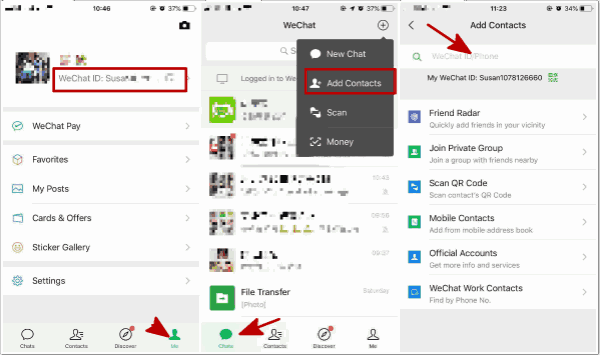 How to add Wechat friend