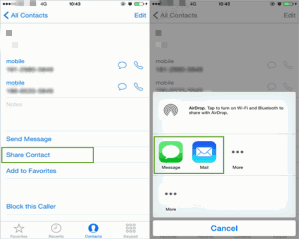 Transfer contacts from iPhone to Android