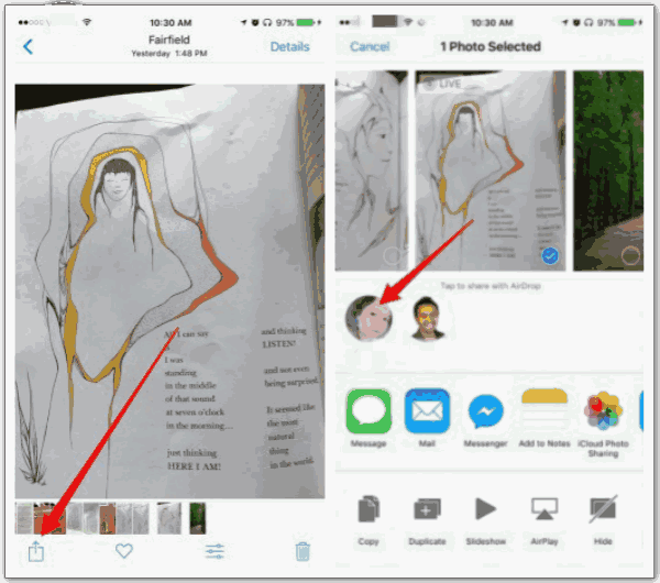 Transfer photos from iPhone to iPad