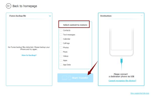 Select data type