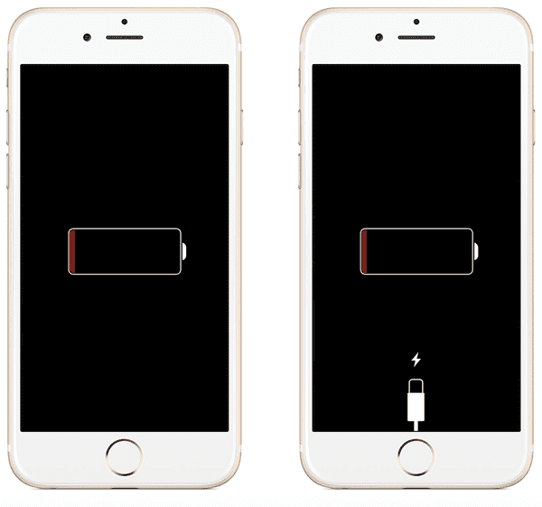 iPhone stuck on charging screen