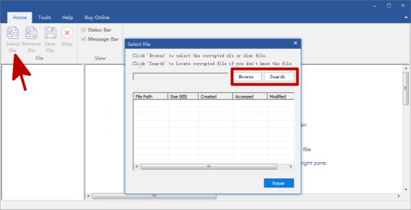 Repair Corrupted Excel File