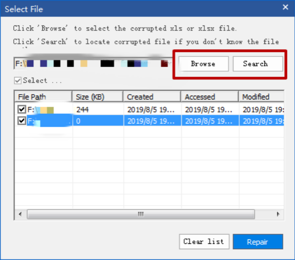 Repair Corrupted Excel File