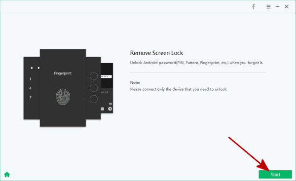 Start solve Samsung forgotten password