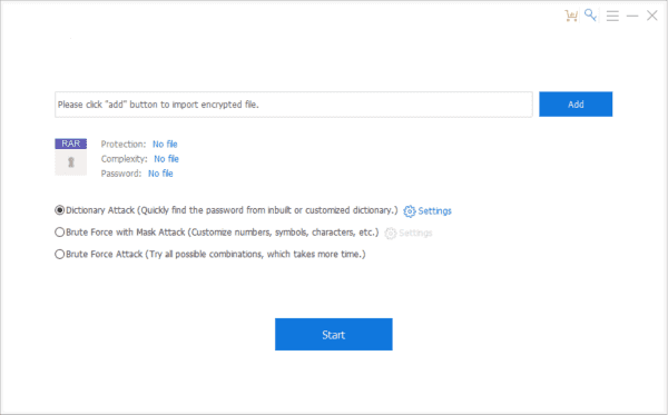 RAR password cracker