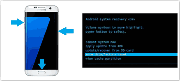 Reset Android phone when locked