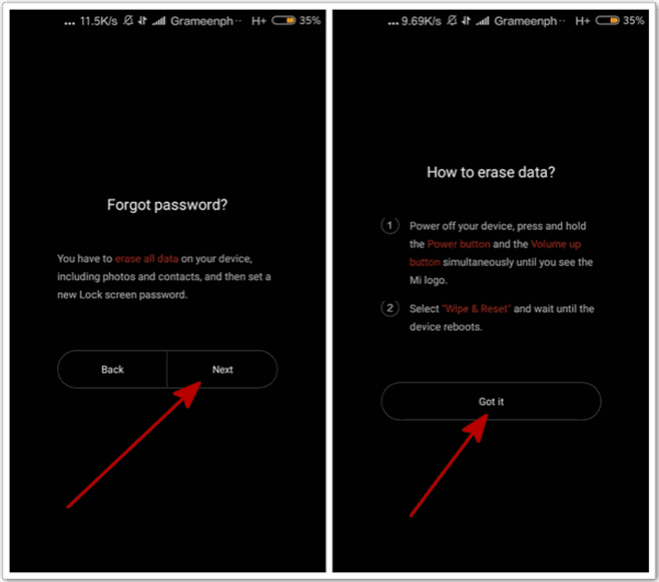Mi Unlock Without Password with EelPhone DelPassCode Android