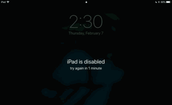 How to fix disabled iPad How to fix disabled iPad