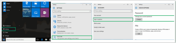 Change Windows password