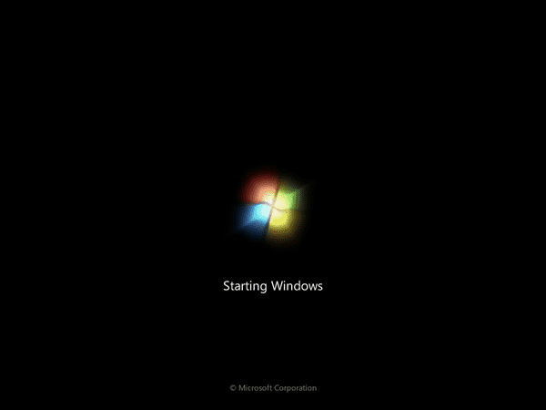 Starting Windows Stuck