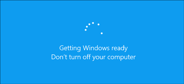 Windows 10 Update Stuck